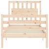 vidaXL Bed Frame without Mattress 90x200 cm Solid Wood