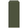 vidaXL Plant Stand 2 pcs Olive green 24 x 24 x 55 cm Steel