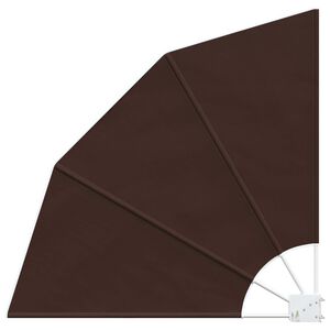 vidaXL Balcony Privacy Screen 140 x 140 cm Polyester Brown