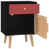 vidaXL Bedside Cabinets 2 pcs Black 40x30x55 cm Engineered Wood