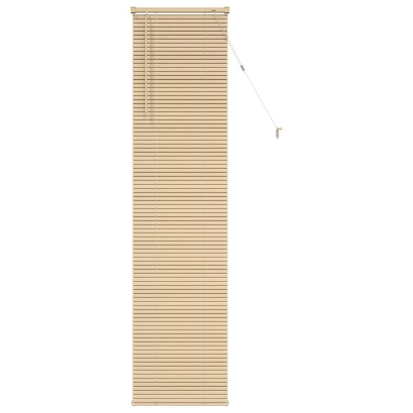 vidaXL Venetian Blind Manual Light Brown with Pattern 213 x 60 cm PVC