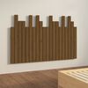 vidaXL Wall Headboard Honey Brown 127.5x3x80 cm Solid Wood Pine