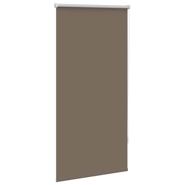 vidaXL Roller Blind Blackout 64.4x120 cm Fabric Width 60 cm Coffee