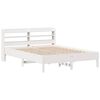 vidaXL Bed Frame without Mattress White 160x200 cm Solid Wood Pine
