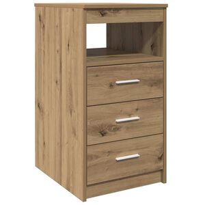 vidaXL Drawer Cabinet Artisan Oak 40x50x76 cm Engineered Wood