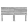 vidaXL Headboard with Headboard Grey Sonoma 180 cm Engineered wood