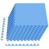 vidaXL Floor Mats 50 pcs Blue 18 m&sup2; EVA Foam