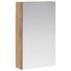 vidaXL Bathroom Mirror Cabinet Artisan Oak 30 x 10.5 x 50 cm
