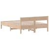 vidaXL Bed Frame without Mattress 135x190 cm Double Solid Wood Pine