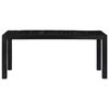 vidaXL Dining Table Black 180x90x76 cm Solid Mango Wood