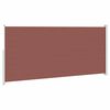vidaXL Patio Retractable Side Awning 220x500 cm Brown