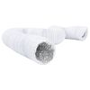 vidaXL Ventilation Duct Aluminium and PVC 6 m &Oslash;12.5 cm