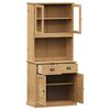 vidaXL Highboard VIGO 78x40x175 cm Solid Wood Pine