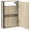 vidaXL Bathroom Mirror Cabinet Sonoma Oak 42x12x60 cm Engineered Wood