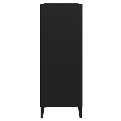 vidaXL Sideboard Black 69.5x32.5x90 cm Engineered Wood