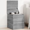 vidaXL Storage Box Grey Sonoma 40x42x46 cm Engineered Wood