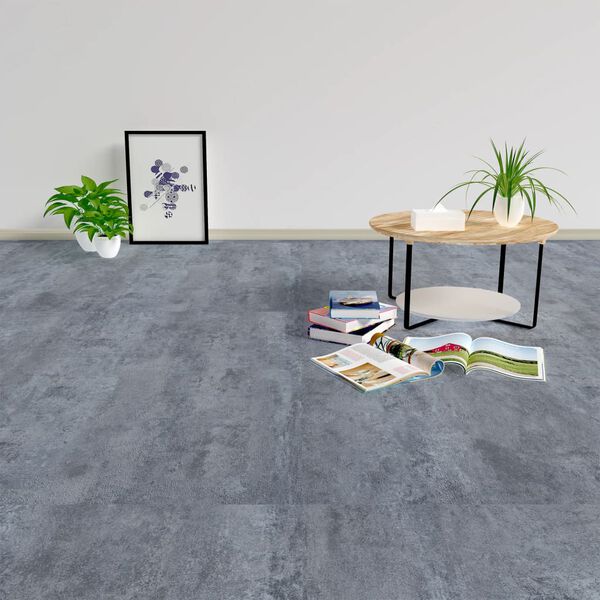 vidaXL Self-adhesive Flooring Planks 5.11 m² PVC Grey Marble