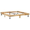 vidaXL Bed Frame without Mattress Solid Mango Wood 180x200 cm Super King