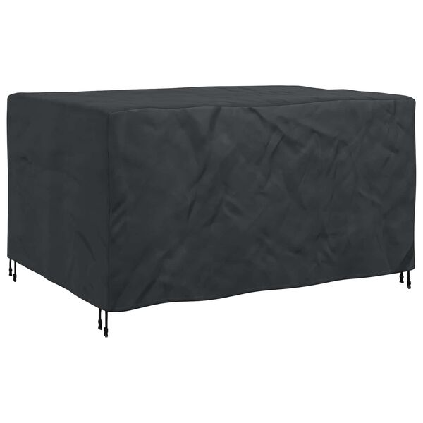 vidaXL Furniture Cover Plain Black 180 x 140 x 90 cm 420D