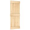 vidaXL Sliding Door with Hardware Set 80x210 cm Solid Wood Pine
