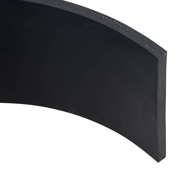 vidaXL Rubber Edge for Snow Plow Black 200x15x1 cm