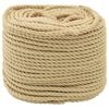vidaXL Boat Rope 3 mm 50 m Natural