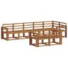 vidaXL Outdoor Sofa Set 8 pcs Natural Solid Acacia Wood