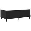 vidaXL Corner Bed Frame with Headboard Black 80 cm x 200 cm Velvet