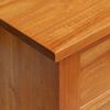 vidaXL TV Cabinet Natural 100 x 40.5 x 46 cm Solid Mahogany Wood