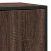 vidaXL Sideboard Brown Oak 68x35x76 cm Engineered Wood and Metal