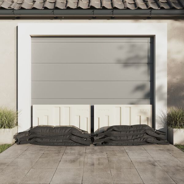 vidaXL Sandbags 10 pcs Dark Green 103x25 cm HDPE