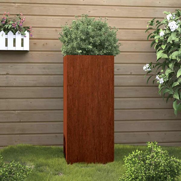 vidaXL Planter 32x29x75 cm Corten Steel