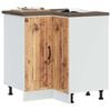 vidaXL Kitchen Corner Base Cabinet Kalmar Old Wood Engineered Wood