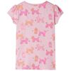 Kids' Pyjamas with Short Sleeves Light Pink 140