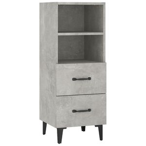vidaXL Sideboard Concrete Grey 34.5x34x90 cm Engineered Wood
