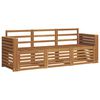 vidaXL Sofa Sets 3 pcs Natural Solid Acacia Wood