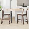 vidaXL Dining Chairs 2 pcs Light Brown 48 x 49 x 95 cm