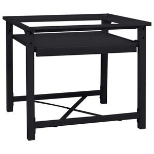 vidaXL Washing Machine Pedestal Black 60 x 56 x 52 cm Steel