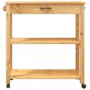vidaXL Kitchen Trolley MONZA 84x40x88.5 cm Solid Wood Pine