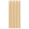 vidaXL Voile Curtains with Grommets 2 pcs Sand