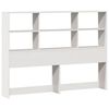 vidaXL Bookcase Bed without Mattress White 140x200cm Solid Wood Pine