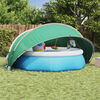 vidaXL Pool Dome Folding Manual Green 405 x 405 x 192 cm