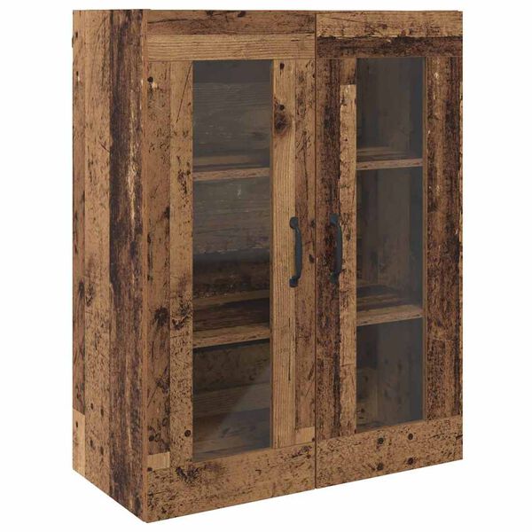 vidaXL Hanging Wall Cabinet Brown 69.5 x 34 x 90 cm Engineered wood