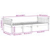 vidaXL Children's Bed without Mattress 90x200 cm Solid Wood Pine