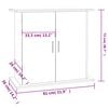vidaXL Aquarium Stand White 81x36x73 cm Engineered Wood