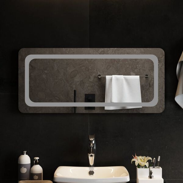vidaXL LED Bathroom Mirror 90x40 cm