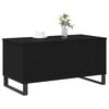 vidaXL Coffee Table Black Oak 90 x 44.5 x 45 cm Engineered Wood