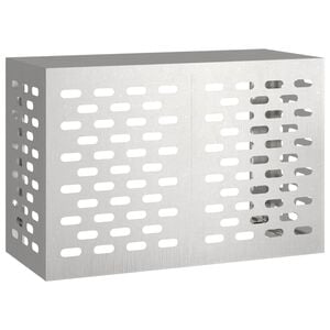 vidaXL Air Conditioner Cover Silver 90 x 40 x 60 cm Stainless steel