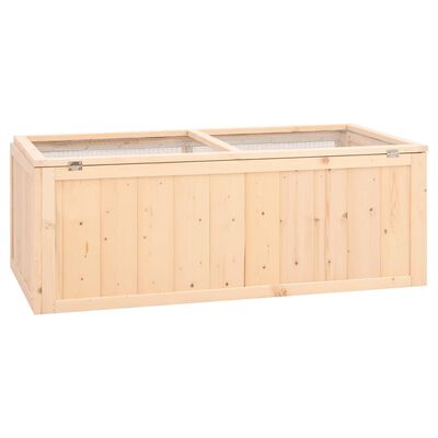 vidaXL Hamster Cage 104x52x38 cm Solid Wood Fir