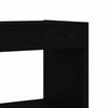 vidaXL Book Cabinet Black Oak 80 x 30 x 198 cm Engineered Wood